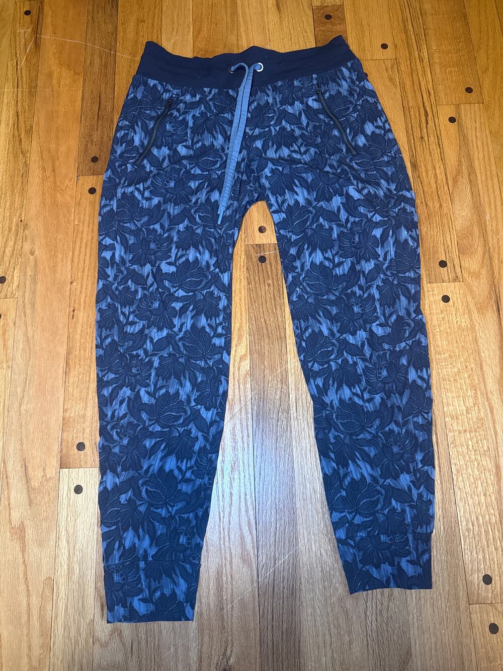 Athleta Trekkie North Jogger Pants Blue Outdoor Hiking Womens Sz 8